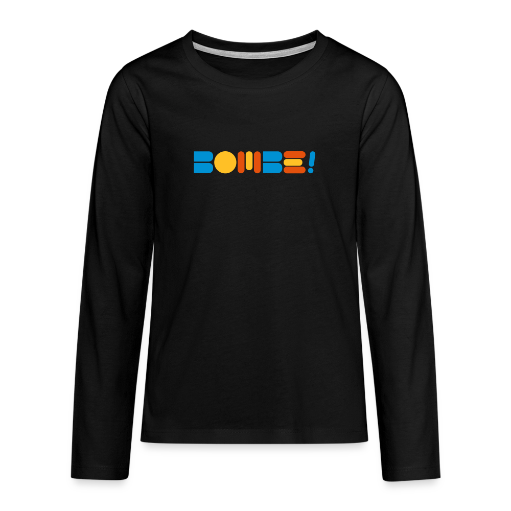 Bombe! - Teenager Langarmshirt - black
