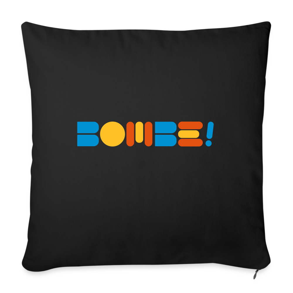 Bombe! - Sofakissen mit Füllung (45 x 45 cm) - black