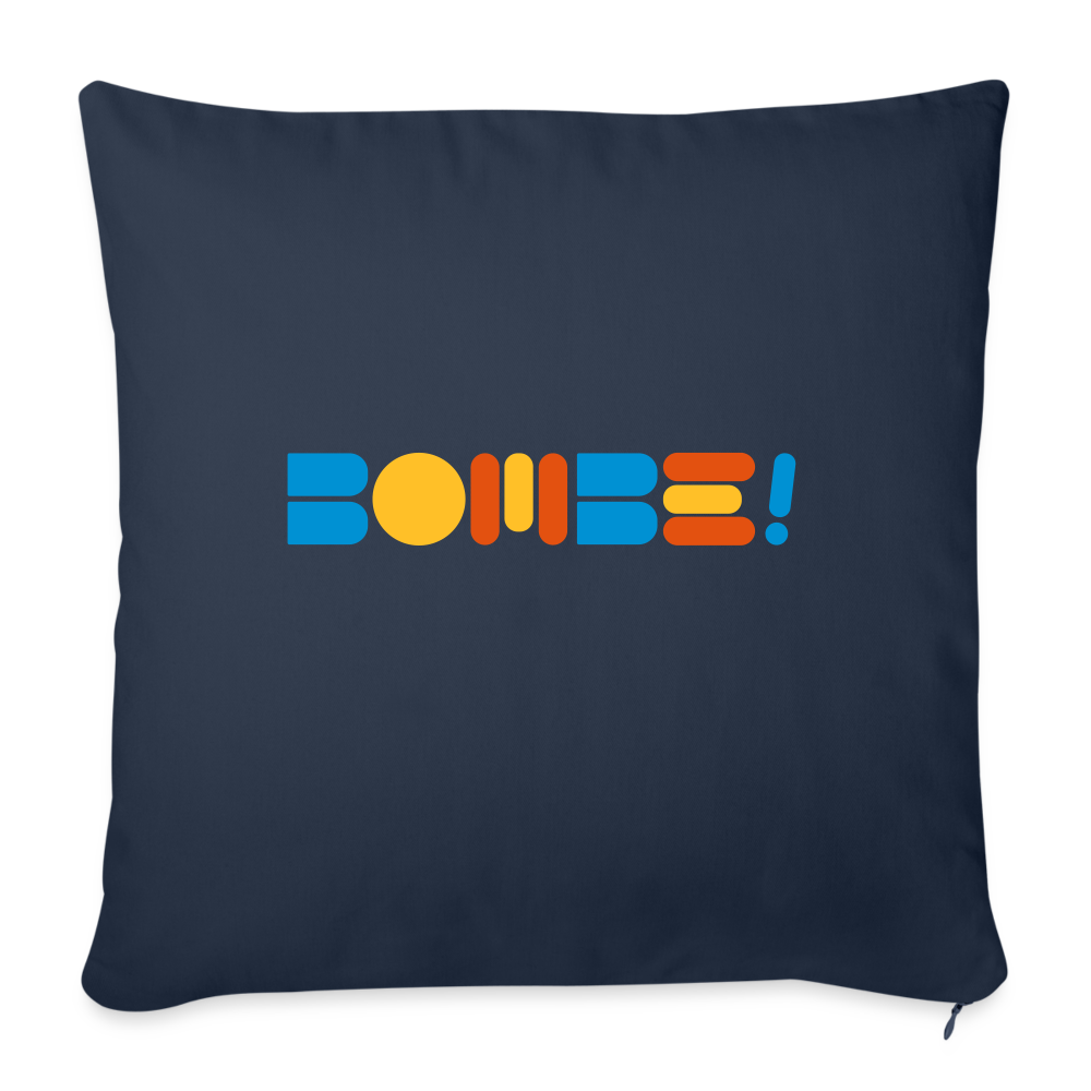 Bombe! - Sofakissen mit Füllung (45 x 45 cm) - navy
