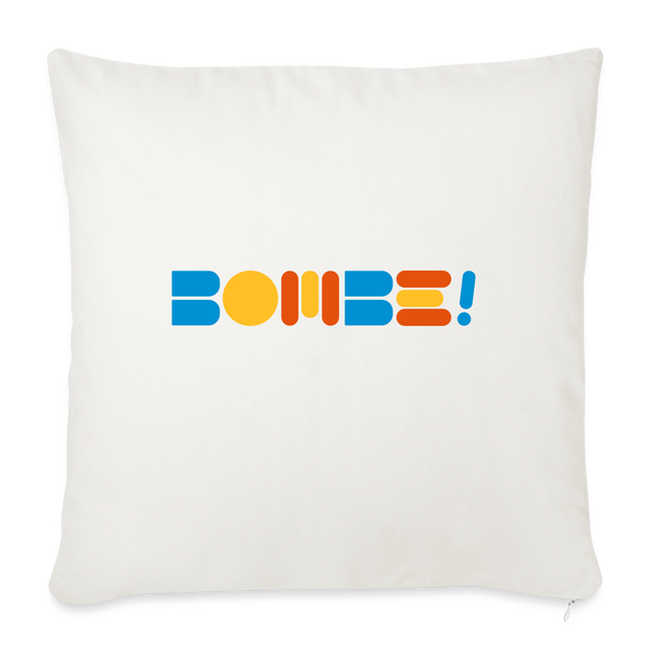 Bombe! - Sofakissen mit Füllung (45 x 45 cm) - natural white