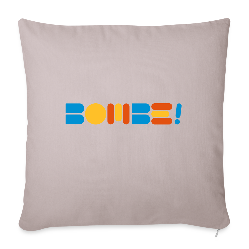 Bombe! - Sofakissen mit Füllung (45 x 45 cm) - light taupe