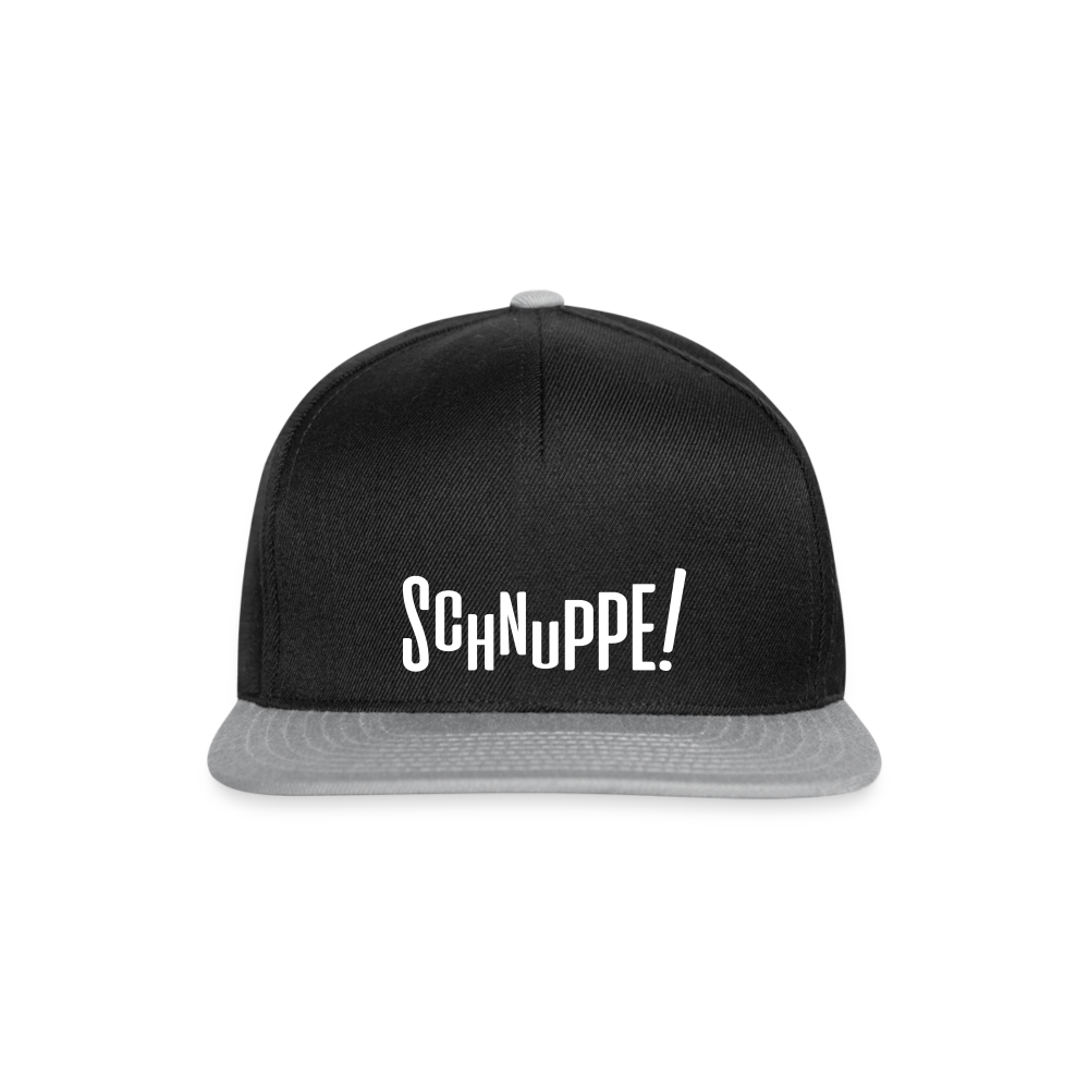 Schnuppe! - Snapback Cap - black/grey