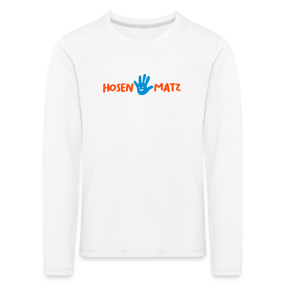 Hosenmatz - Kinder Langarmshirt - white