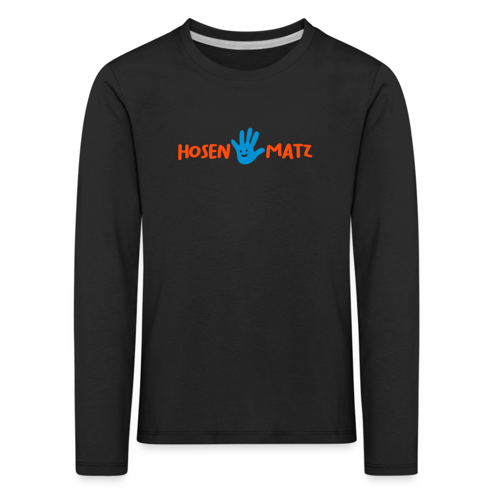 Hosenmatz - Kinder Langarmshirt - black