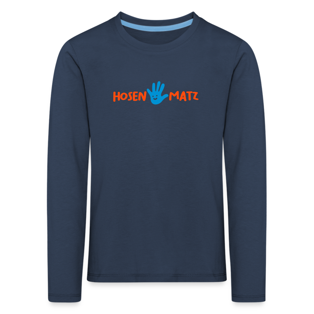 Hosenmatz - Kinder Langarmshirt - navy