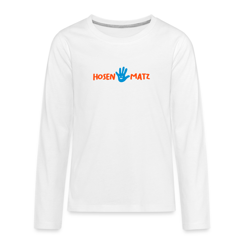 Hosenmatz - Teenager Langarmshirt - white