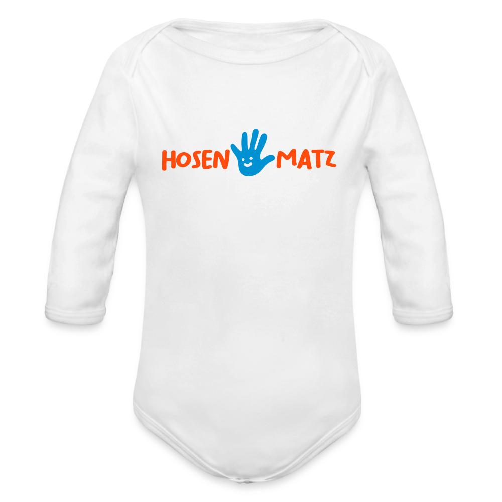 Hosenmatz - Bio-Langarmbody - white