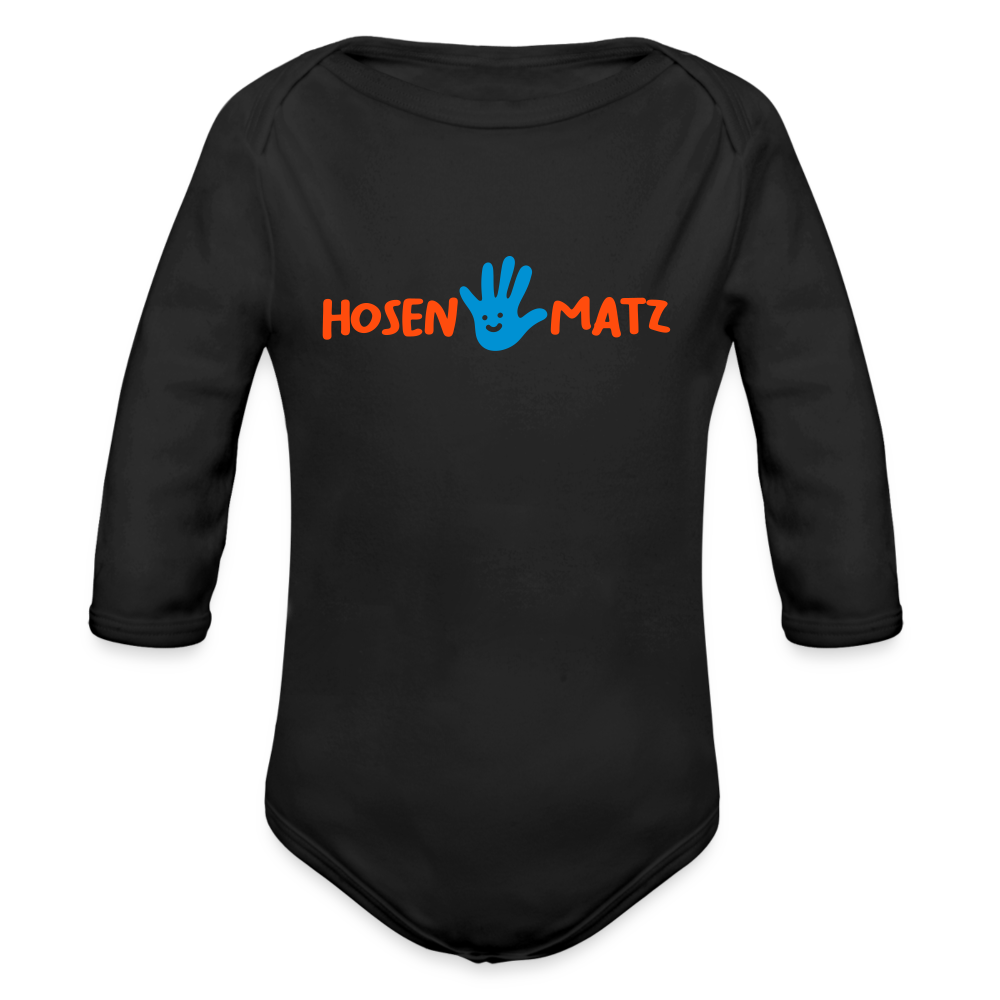 Hosenmatz - Bio-Langarmbody - black