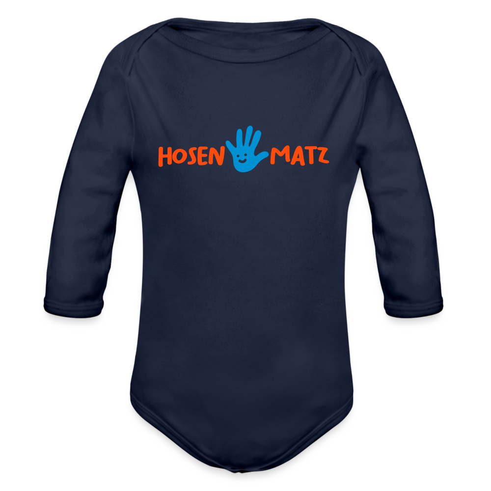 Hosenmatz - Bio-Langarmbody - dark navy