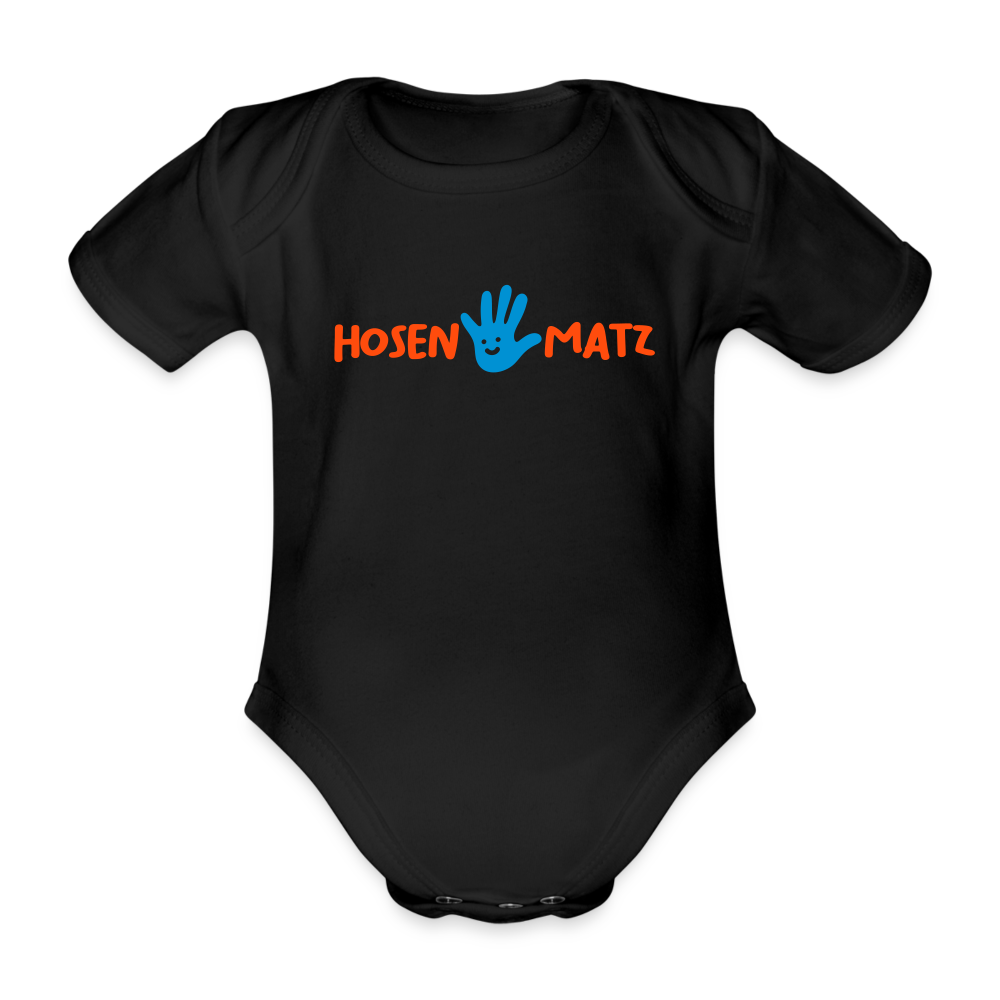 Hosenmatz - Bio-Kurzarmbody - black