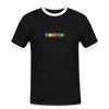 Bombe! - Männer Ringer T-Shirt - black/white