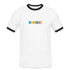 Bombe! - Männer Ringer T-Shirt - white/black
