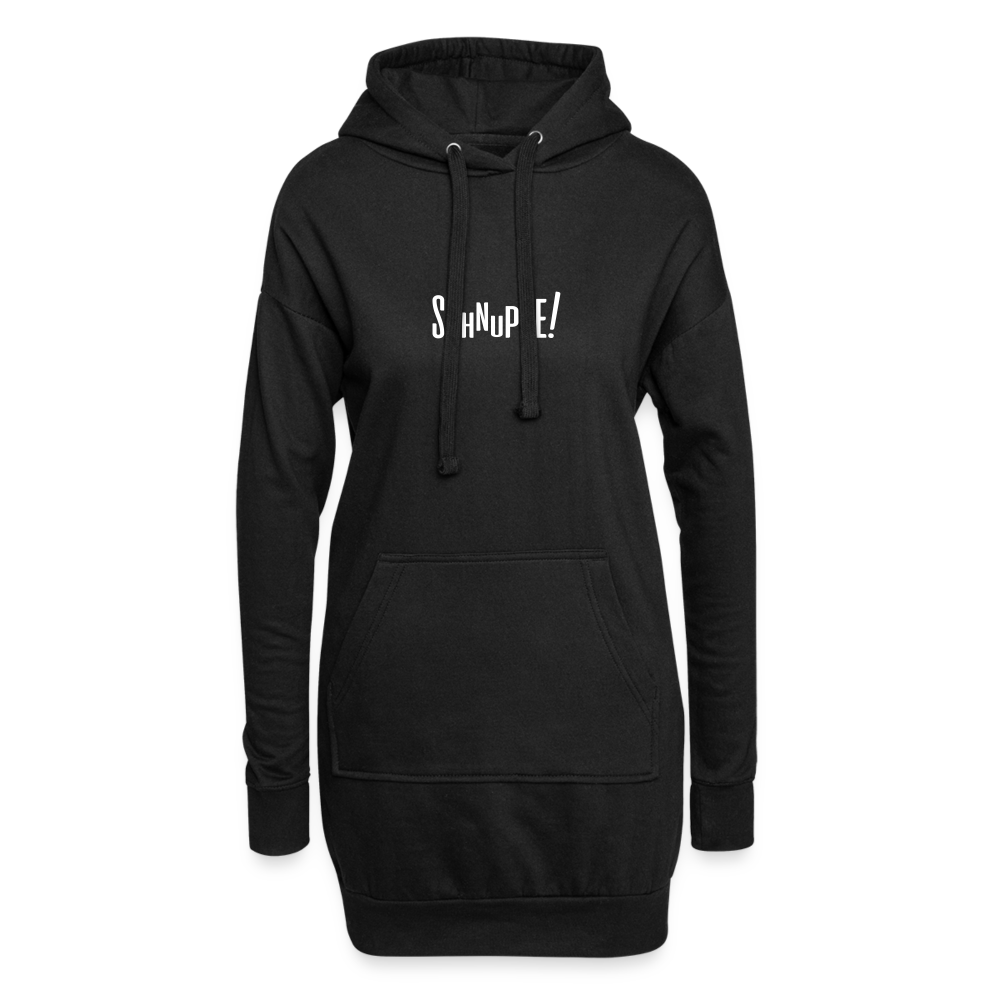 Schnuppe! - Hoodie-Kleid - black