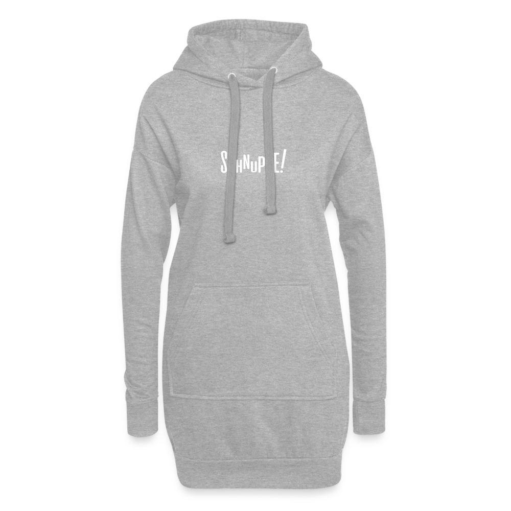 Schnuppe! - Hoodie-Kleid - heather grey