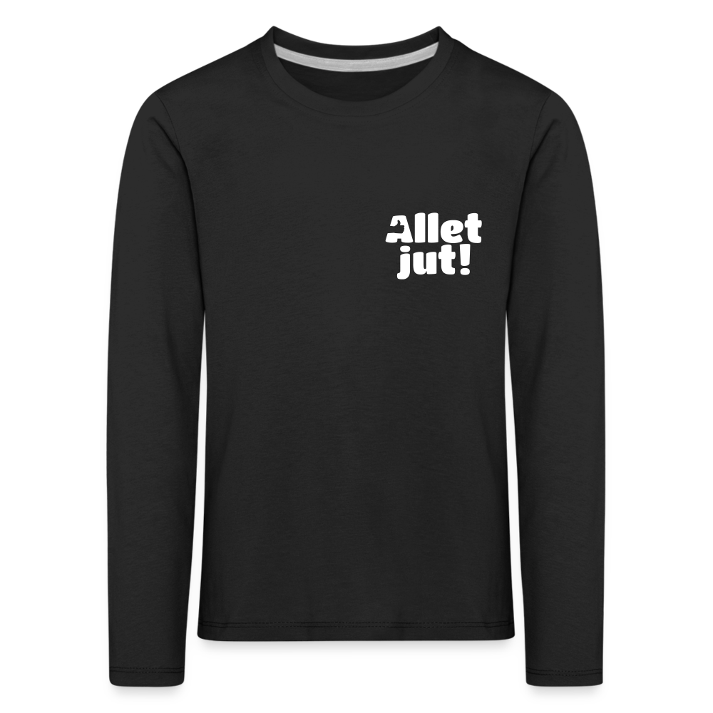 Allet Jut - Kinder Langarmshirt - black