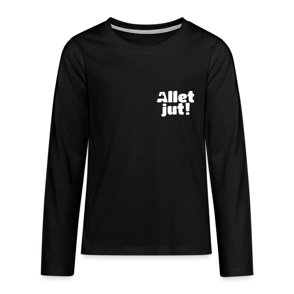 Allet Jut - Teenager Langarmshirt - black