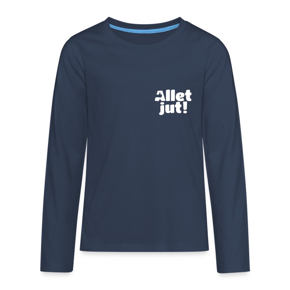 Allet Jut - Teenager Langarmshirt - navy