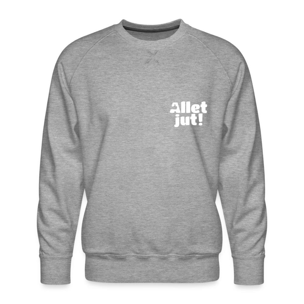 Allet Jut - Männer Premium Sweatshirt - heather grey