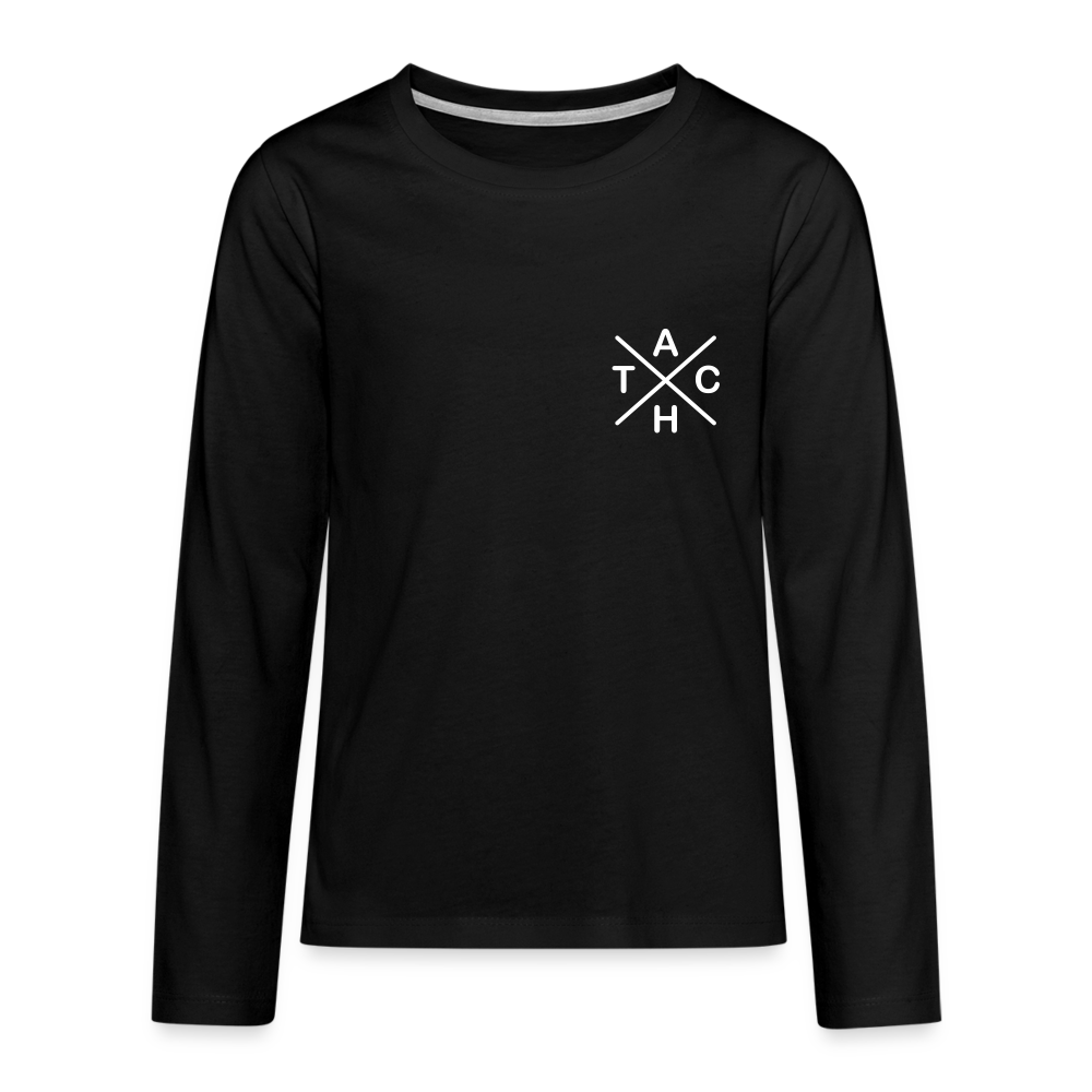 Tach X - Teenager Langarmshirt - black