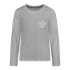 Tach X - Teenager Langarmshirt - heather grey