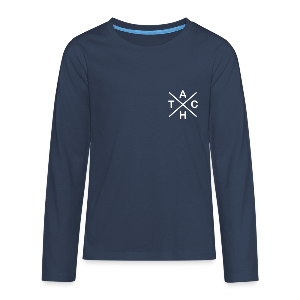 Tach X - Teenager Langarmshirt - navy