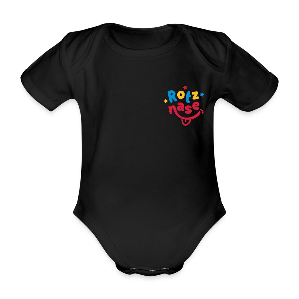 Rotznase - Bio-Kurzarmbody - black