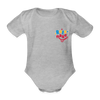 Rotznase - Bio-Kurzarmbody - heather grey
