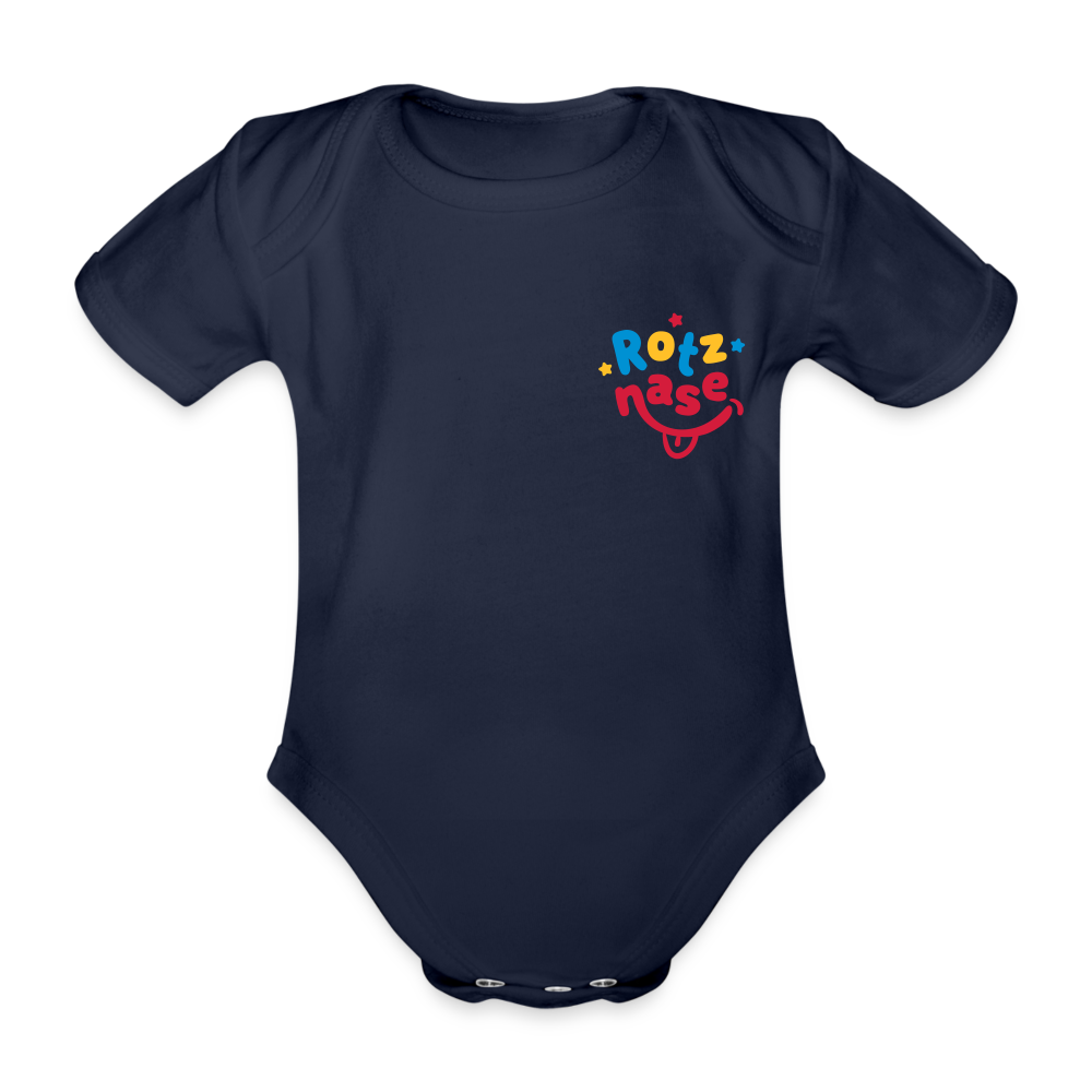 Rotznase - Bio-Kurzarmbody - dark navy