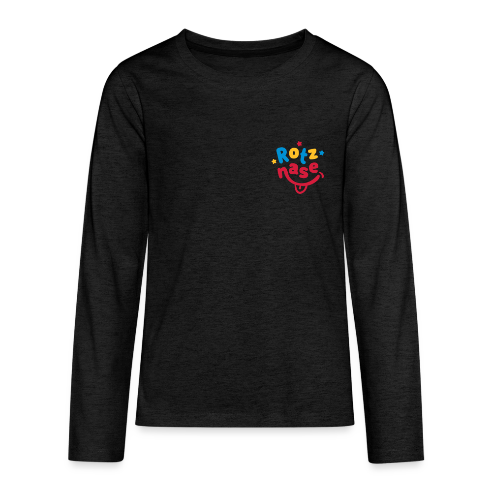Rotznase - Kinder Langarmshirt - charcoal grey