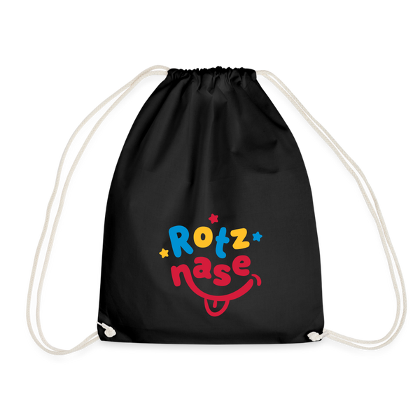Rotznase - Turnbeutel - black