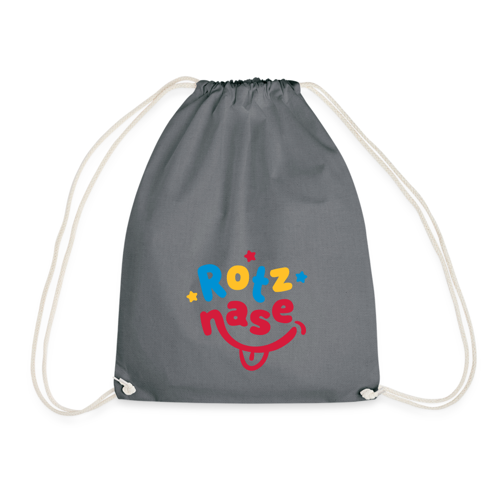 Rotznase - Turnbeutel - grey