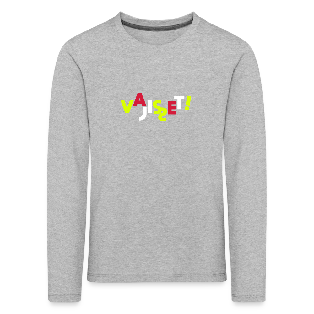 VAJISSET - Kinder Langarmshirt - heather grey