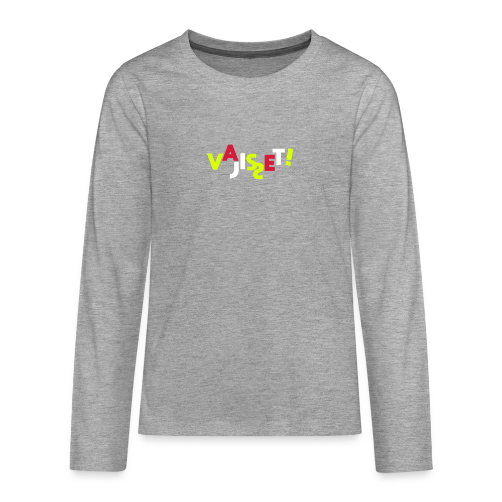 VAJISSET - Teenager Langarmshirt - heather grey