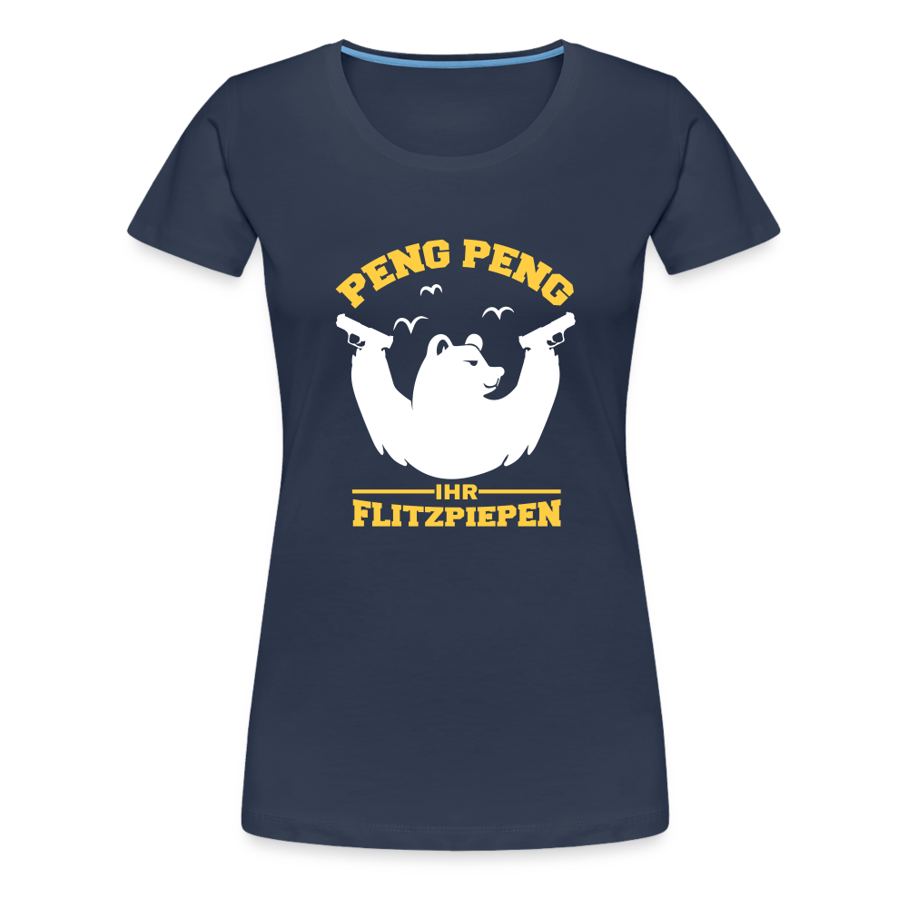 Peng Peng - Frauen Premium T-Shirt - navy