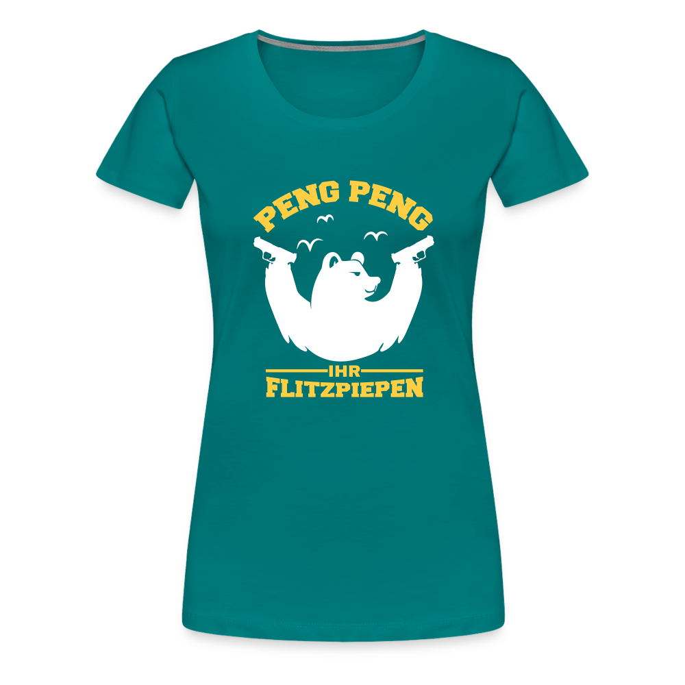 Peng Peng - Frauen Premium T-Shirt - diva blue