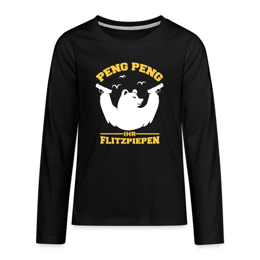 Peng Peng - Teenager Langarmshirt - black