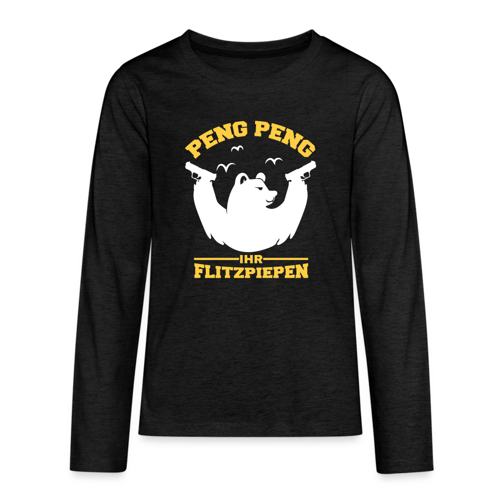 Peng Peng Motiv auf einem Teenager Langarmshirt.