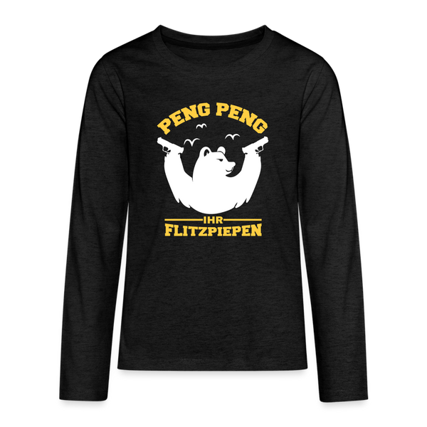Peng Peng Motiv auf einem Teenager Langarmshirt.