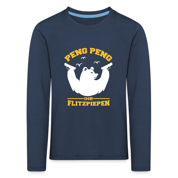 Kinder Langarmshirt mit dem Motiv Peng Peng.