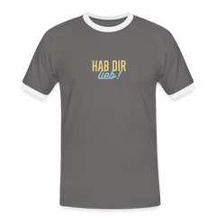 Hab Dir Lieb! - Männer Ringer T-Shirt