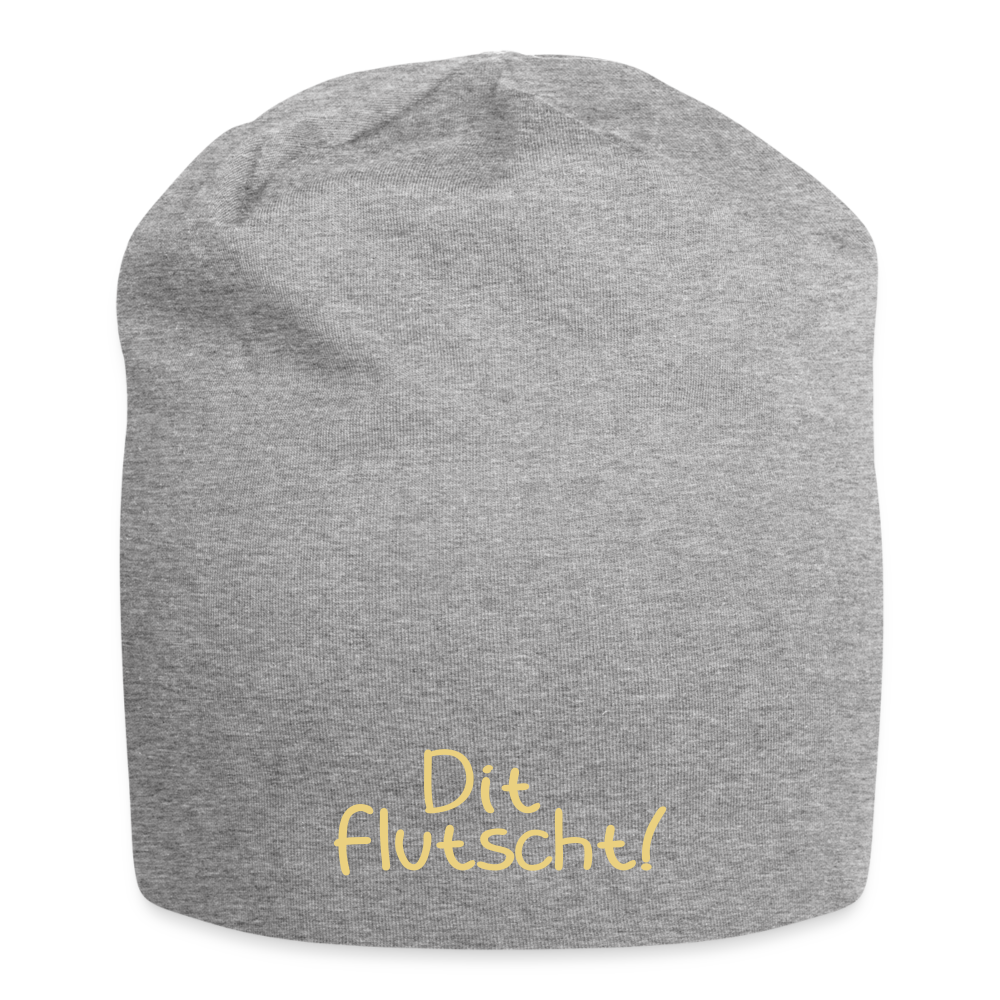 Dit flutscht! - Jersey Beanie - heather grey
