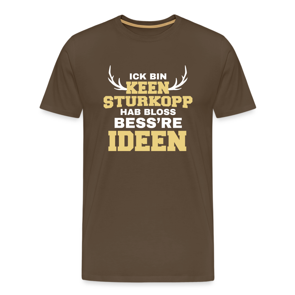 Sturkopp - Männer Premium T-Shirt - noble brown
