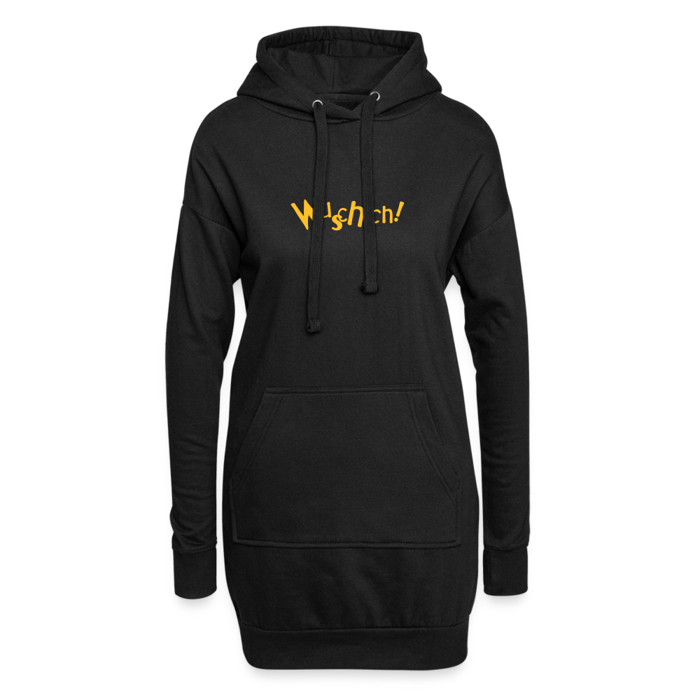 Wuschich! - Hoodie-Kleid - black
