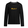 Wuschich! - Teenager Langarmshirt - black