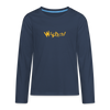 Wuschich! - Teenager Langarmshirt - navy