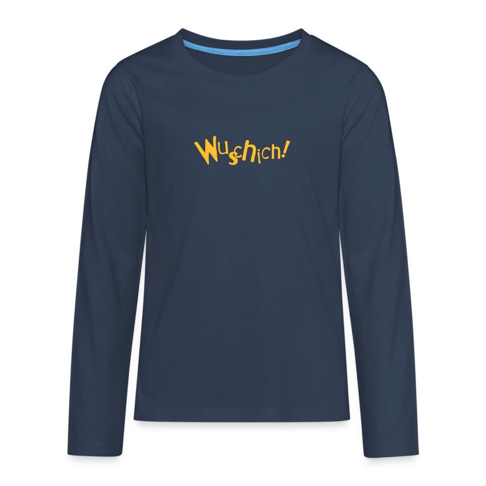 Wuschich! - Teenager Langarmshirt - navy