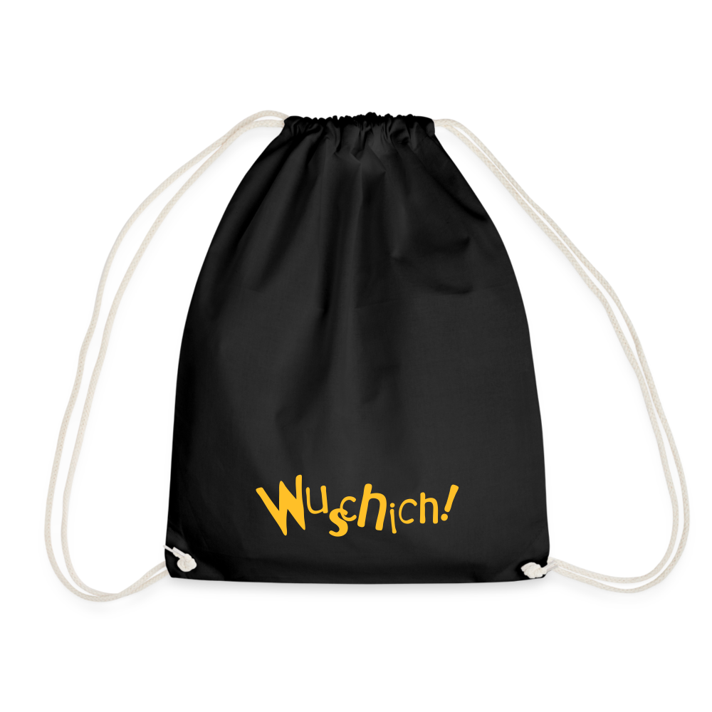 Wuschich! - Turnbeutel - black