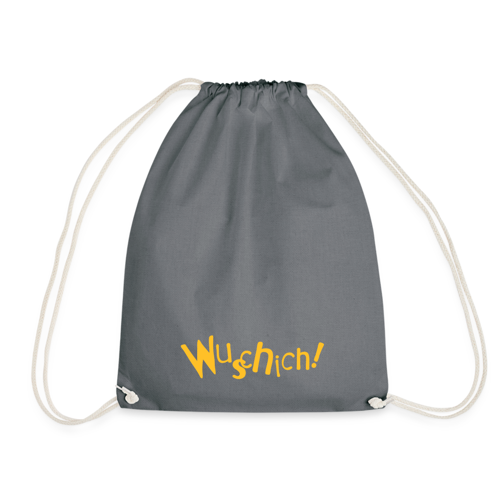 Wuschich! - Turnbeutel - grey