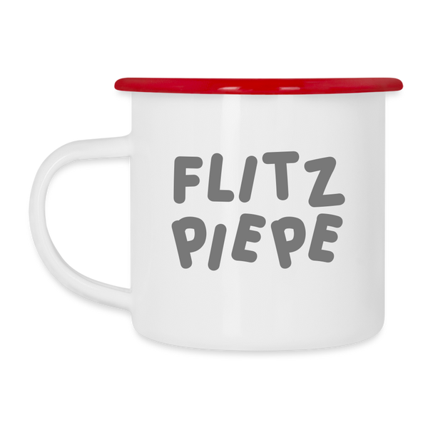 Flitz piepe - Emaille Tasse