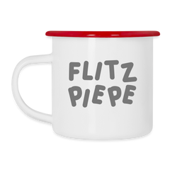 Flitz piepe - Emaille Tasse